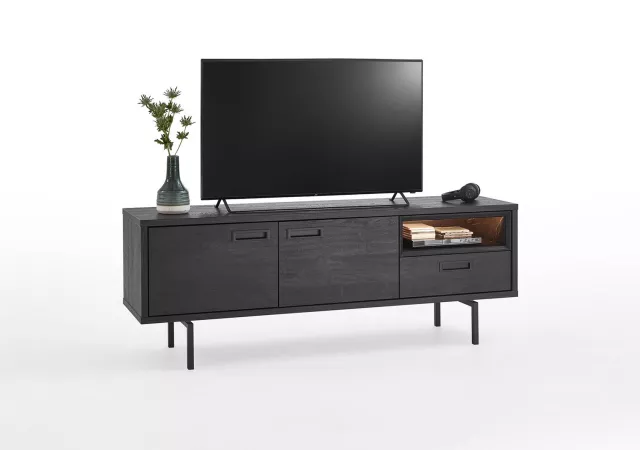 TV-meubel zwarte eik (182 cm)