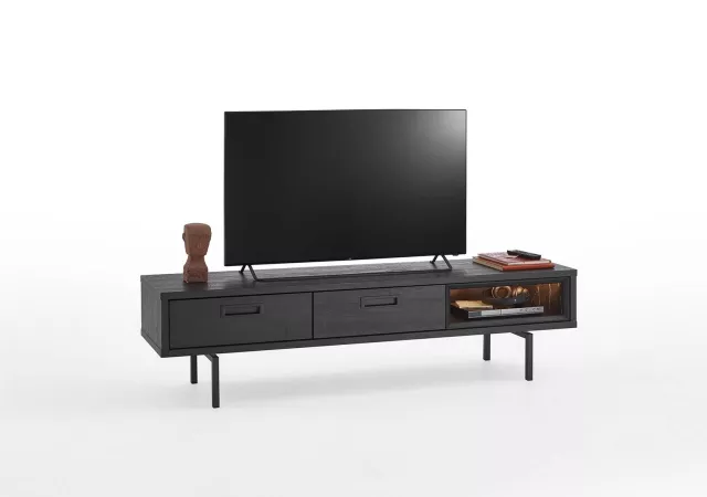 TV-meubel zwarte eik (182 cm)
