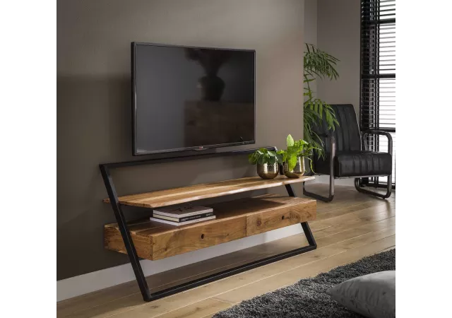TV-meubel acacia naturel (140 cm)