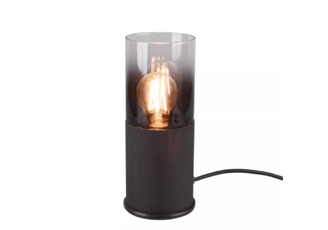 Tafellamp Robin zwart/rookkleur (excl. Lamp)