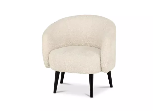 Fauteuil Coffee stof crème