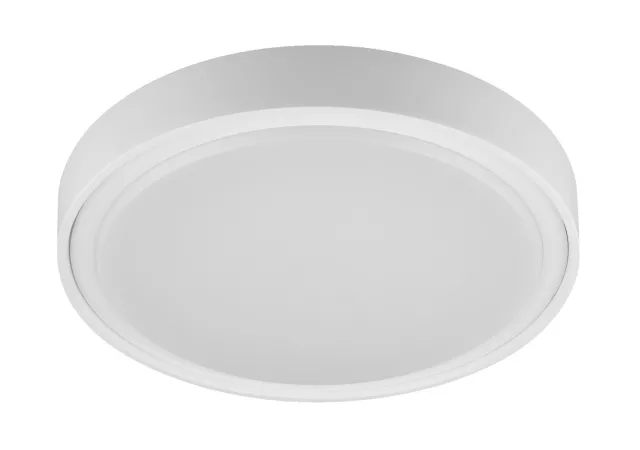 Plafondlamp 30cm rond wit (incl. LED)