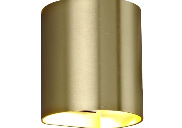 Wandlamp goud excl. LED