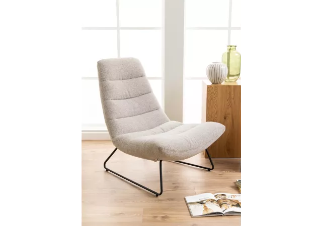 Fauteuil Milford stof beige