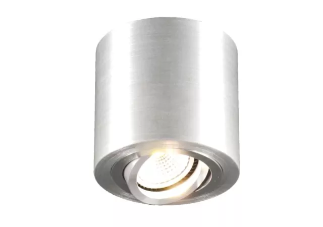 Plafondlamp rond aluminium (excl. Lamp)