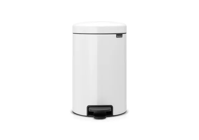 Pedaalemmer New Icon wit 12L (brabantia)