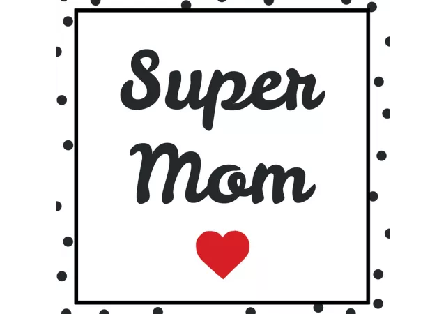Servetten super mom (33x33)