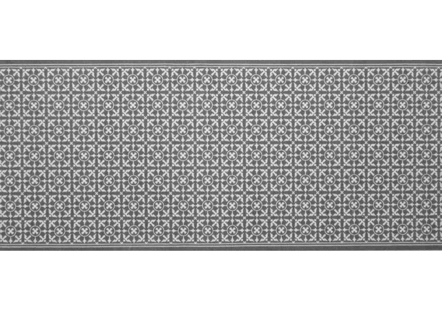 Deurmat tegels grijs (65x180cm)