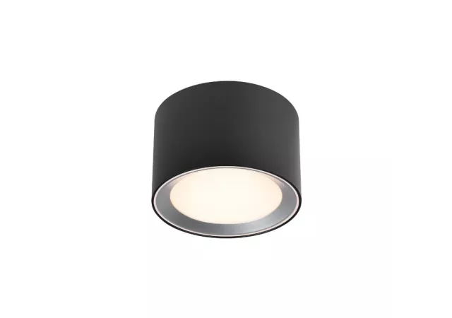 Landon plafondlamp zwart incl. LED (h.8cm)