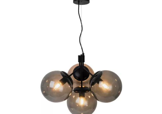Ivona hanglamp zwart excl. 4x E27
