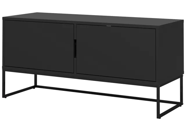 TV-meubel LIPP mat zwart (118 cm)