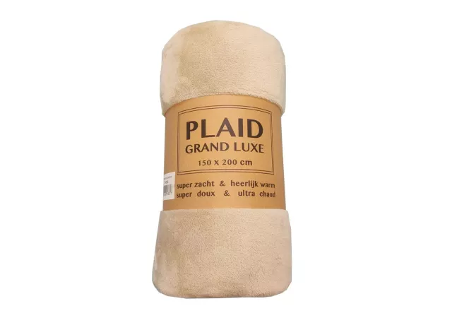 Plaid creme (150x200)