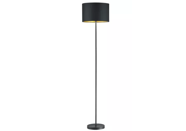 Staanlamp Hostel zwart (excl. Lamp)