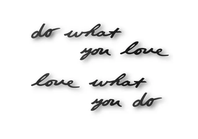 Wanddecoratie quote 'do what you love'