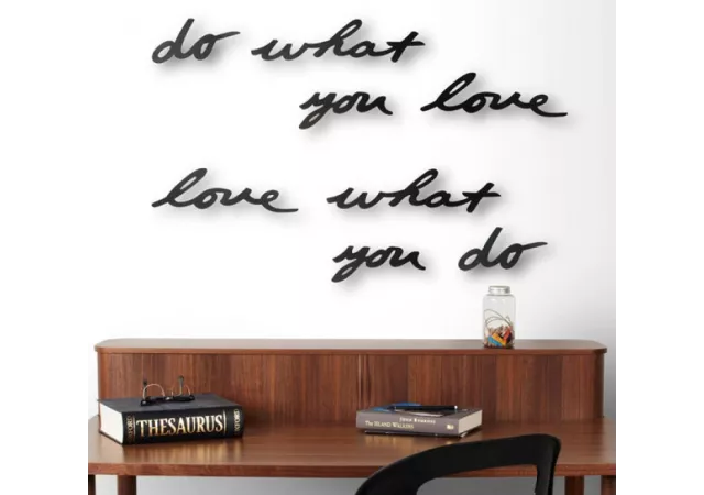 Wanddecoratie quote 'do what you love'