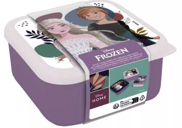 Frozen 2 snack doosjes (set van 3)