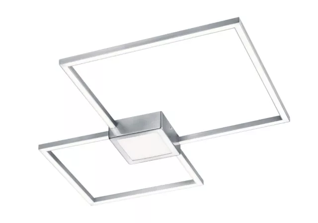 Plafondlamp Hydra nikkel/wit (incl. LED)