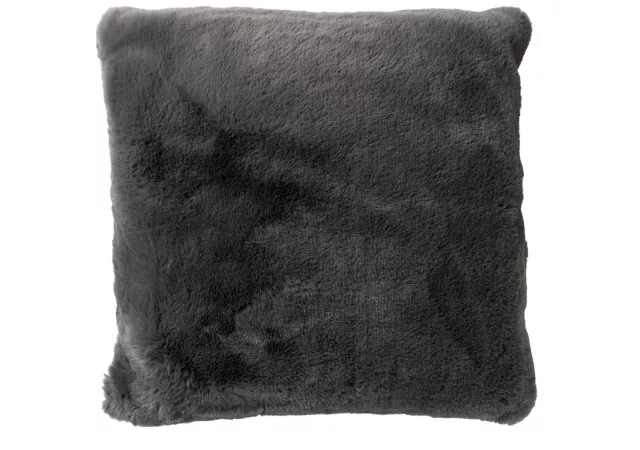 Zaya kussen gevuld charcoal gray (45x45)