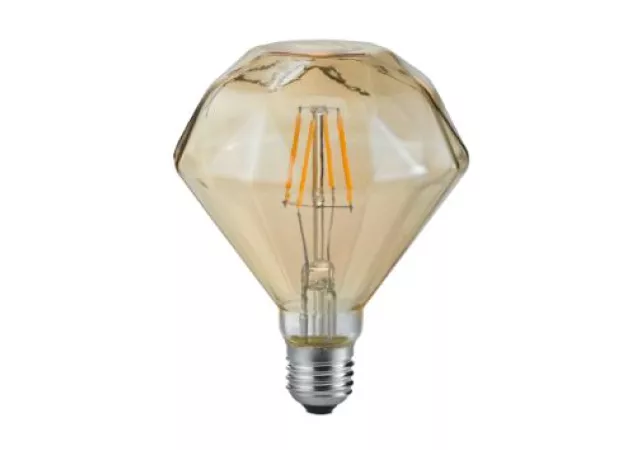 Lamp Led E27 Amber 4W