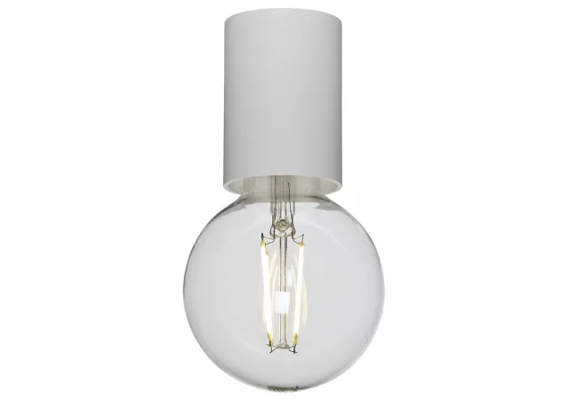 plafondlamp wit diam. 5,6cm (excl. E27)