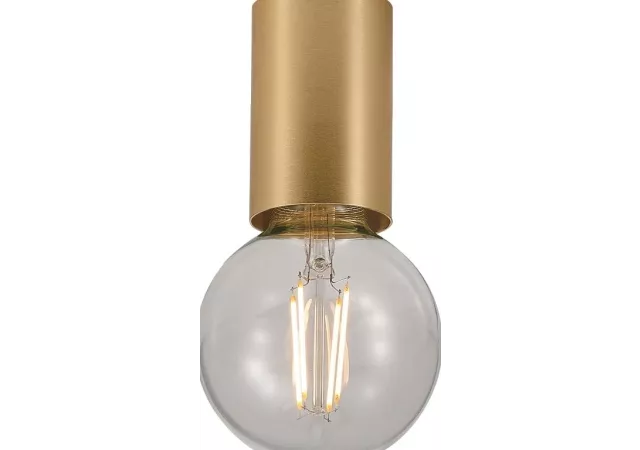 plafondlamp goud diam. 5,6cm (excl. E27)