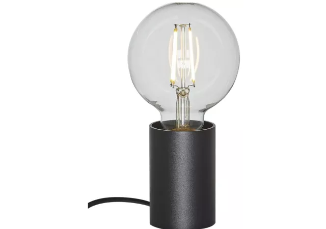 tafellamp zwart diam. 5,6cm (excl. E27)
