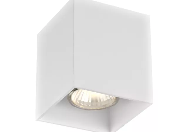 Plafondlamp wit kubus excl. LED