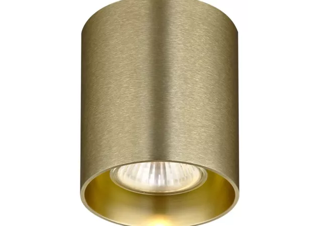 Plafondlamp goud rond excl. LED