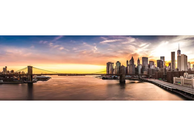 Glaskader new york city (33x98)