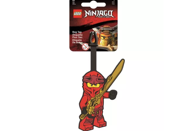 Lego tassenlabel Ninjago tag Kai