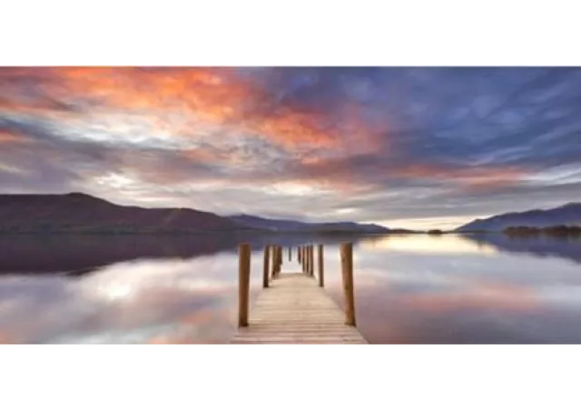 Canvas beautiful dock (115x55)