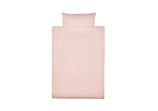 Overtrek babybed roze (100x140)