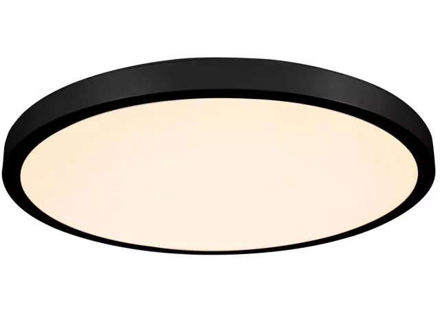 plafondlamp zwart diam. 30cm incl. LED