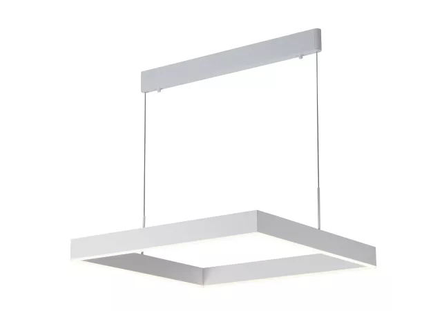 Hanglamp  vierkant wit (incl. LED)