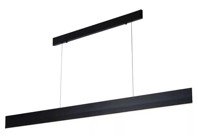 Hanglamp 180cm lang zwart (incl. LED)