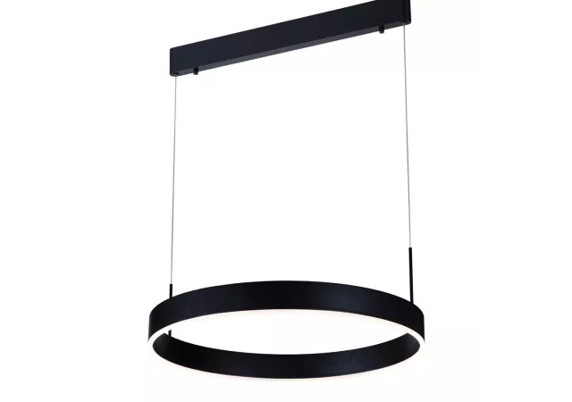 Hanglamp rond zwart (incl. LED)