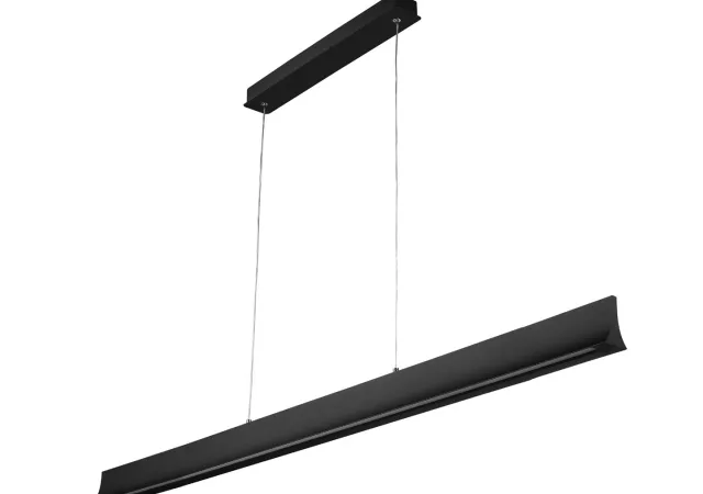 Hanglamp lang zwart (incl. LED)