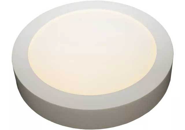 Plafondlamp 17cm rond wit (incl. LED)