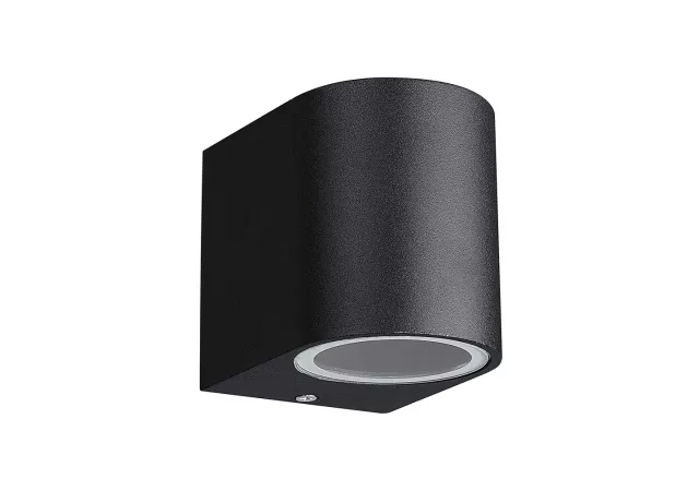 Wandlamp 8cm zwart (excl. Lamp)