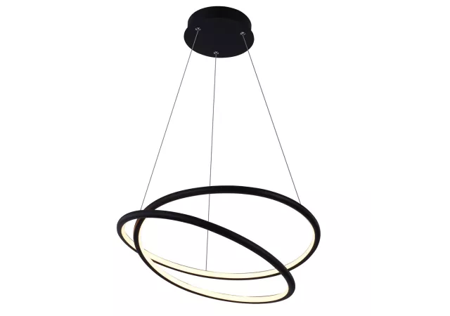 Hanglamp 52cm zwart (incl. LED)