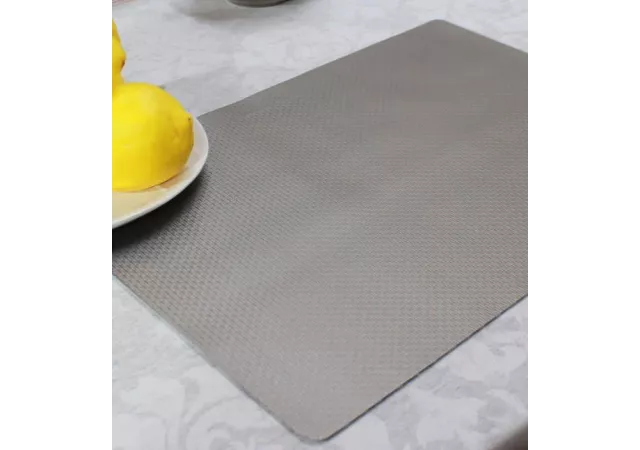 PLACEMAT POLYLINE HONEY TAUPE