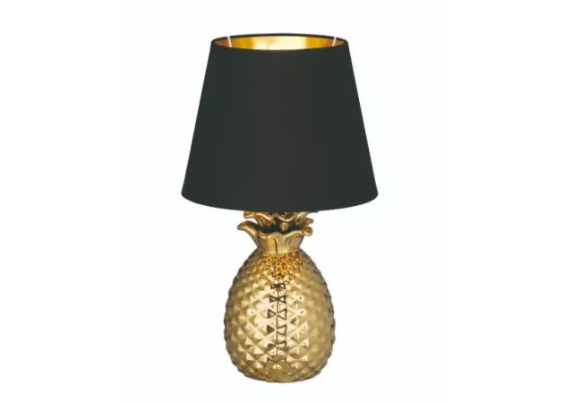 Tafellamp Pineapple zwart/goud (excl. Lamp)