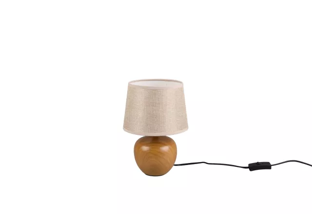 Tafellamp Luxor beige/bruin (exclusief lamp)