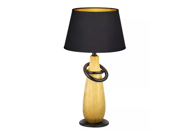 Tafellamp Thebes zwart/goud (excl. Lamp)
