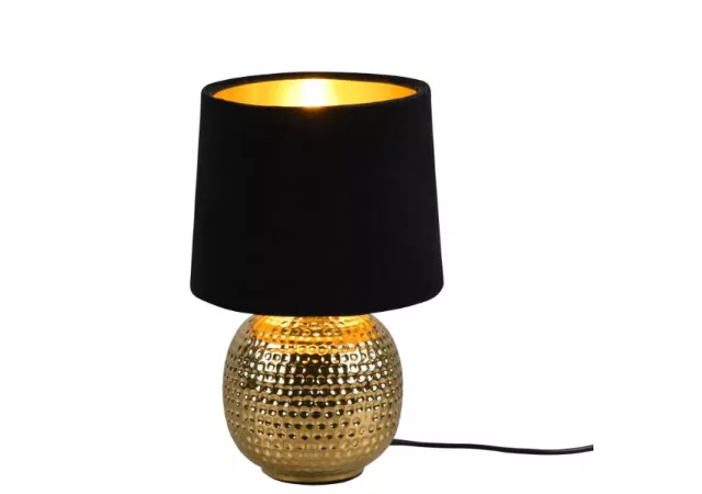 Tafellamp Sophia zwart/goud (exclusief lamp)