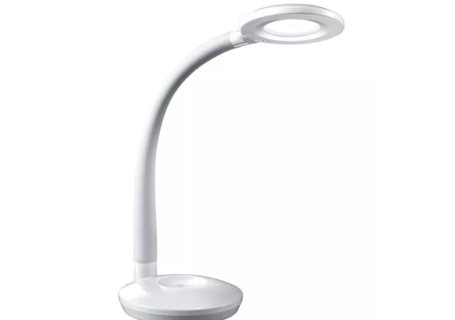 Bureaulamp Cobra wit (incl. LED)