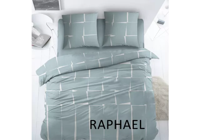 Overtrek éénpersoons Raphael multi (140x220)