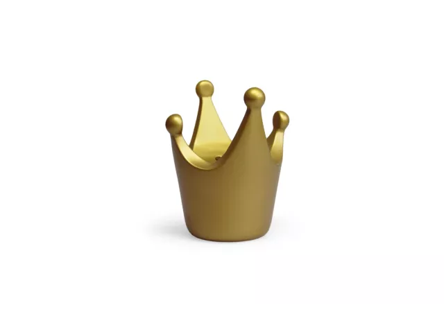 Spaarpot goud royal kroon (H:10cm)