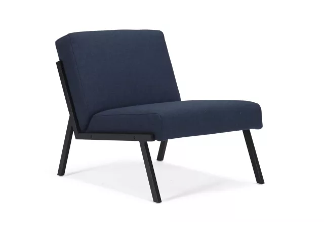 Fauteuil Innovation stof donkerblauw
