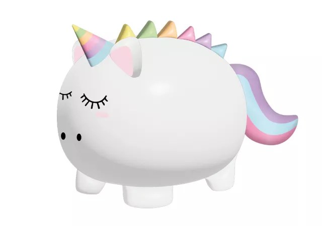 Spaarpot unicorn